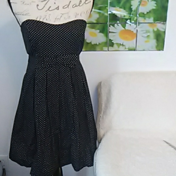 New Alyn Paige strapless polka dot dress size 5/6 - Picture 5 of 8